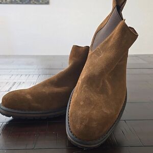 Suede tan ankle boots from Hawker Rye